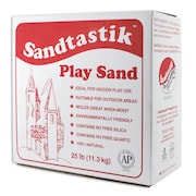 Sandtastik White Play Sand, 25 lbs. PLA25